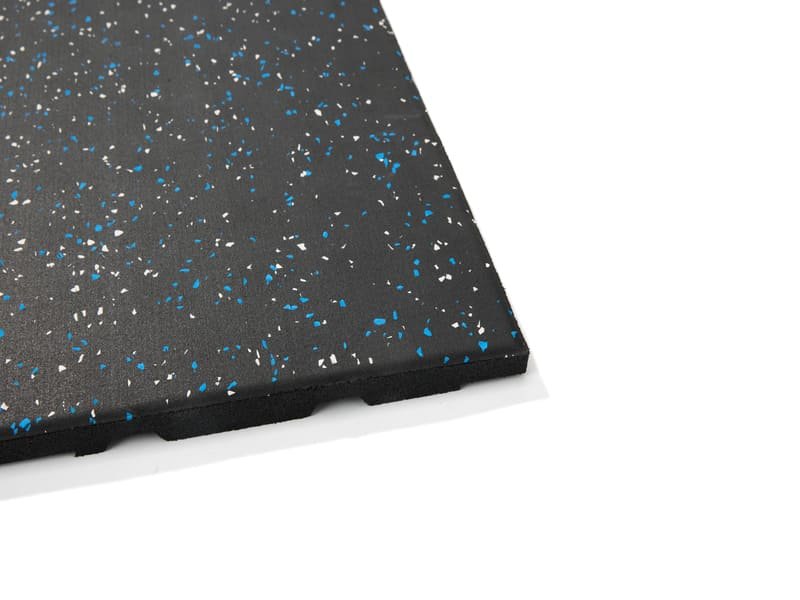 Illustration of hydrostatic pressure rising from concrete under rubber mats